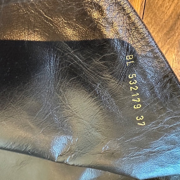 AUTHENTIC Saint Laurent *Ella* Studded Brown Suede Knee Boots IT 37/US 7 - Picture 9 of 16